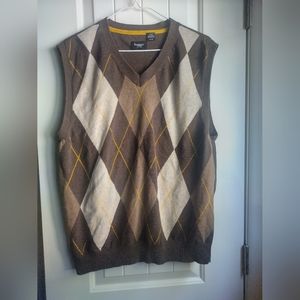 Brown vest sweater